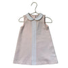 Janie and Jack Pink & White Collar Dress - Size 18-24 Mo
