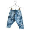 Bottlecapps Blue Tie-Dye Smiley Patch Joggers - Size 18-24 Mo