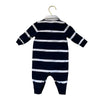 Ralph Lauren Navy & White Rugby One-Piece - Size 3 Mo