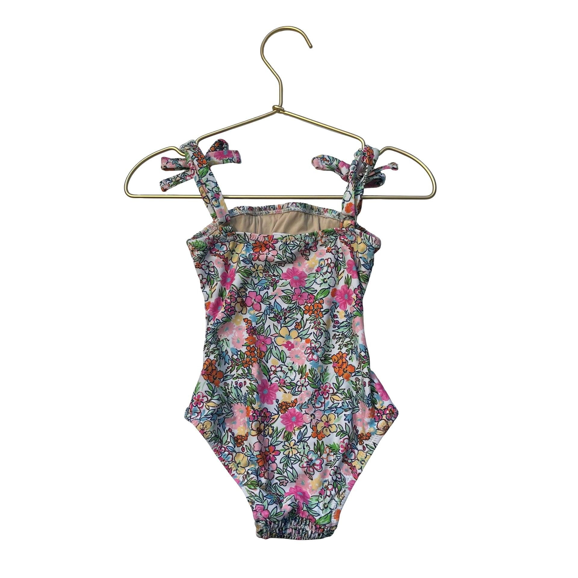 Shade Critters Floral Smocked Swim Suit - Size 18-24 Mo