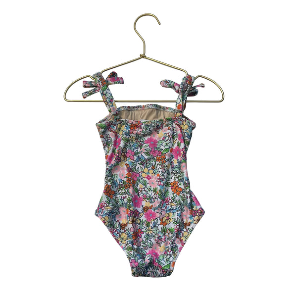 Shade Critters Floral Smocked Swim Suit - Size 18-24 Mo