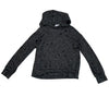 Gap Kids Heather Dark Gray Star Print Knit Hooded Top - Size S 6-7