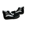 Vans Black & Silver Flame High-Top Sneakers - Size 6