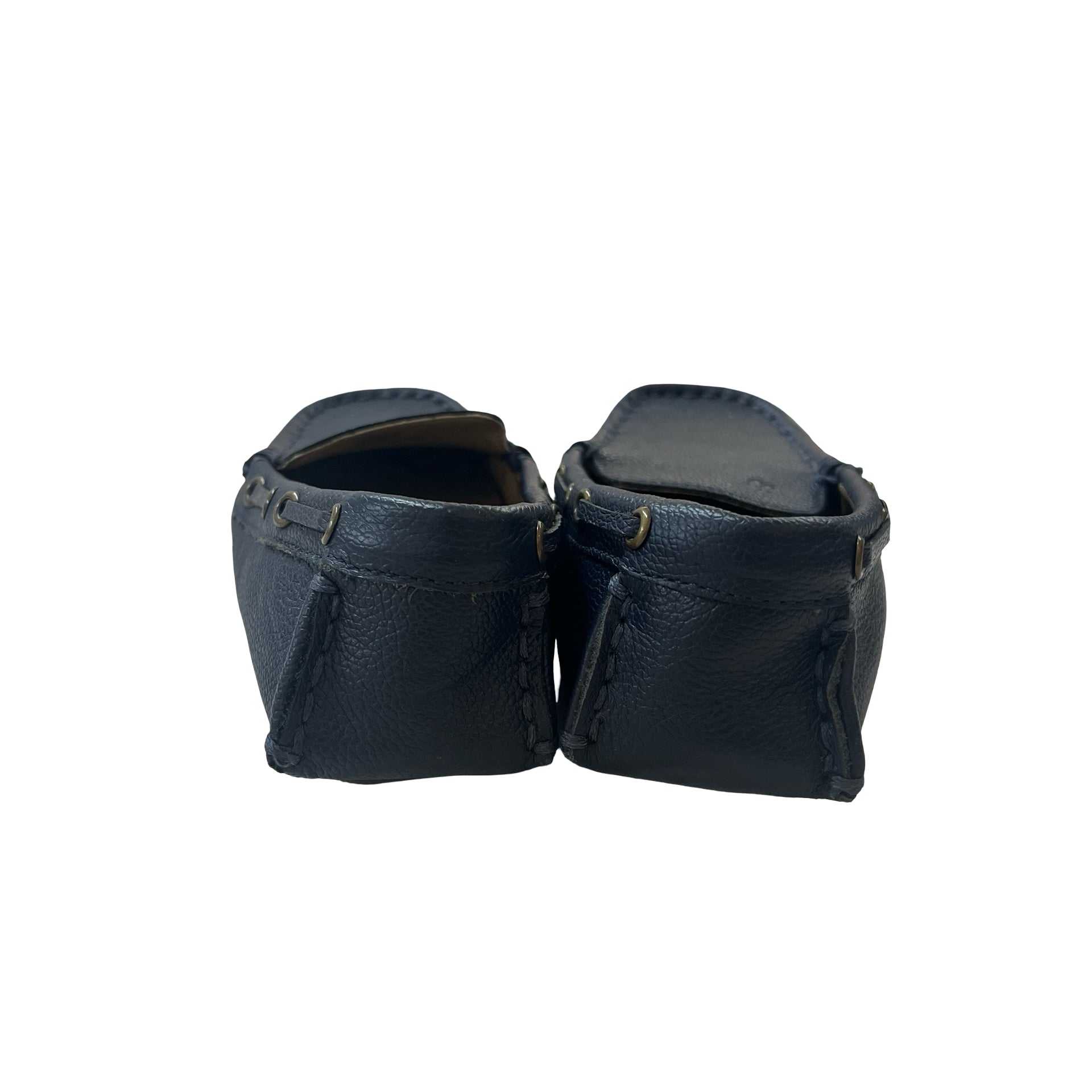 Janie and Jack Navy Driving Loafers - Size 12