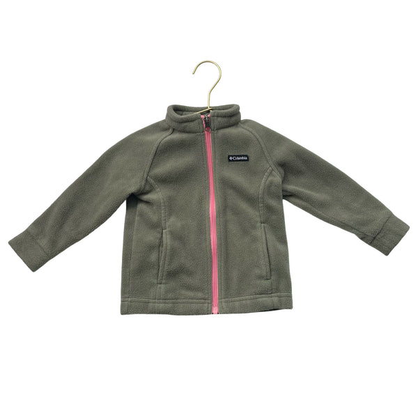 Columbia Olive Green Fleece Jacket - Size 18-24 Mo