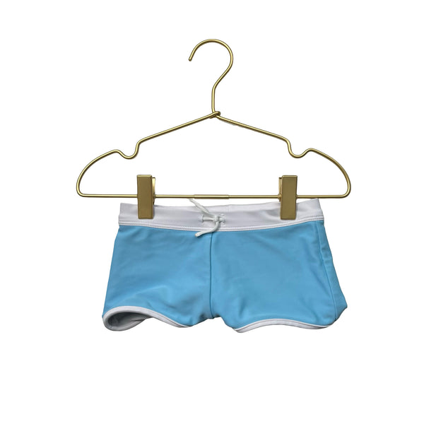 Minnow x Fanm Mon Light Blue Swim Trunks - Size 2T