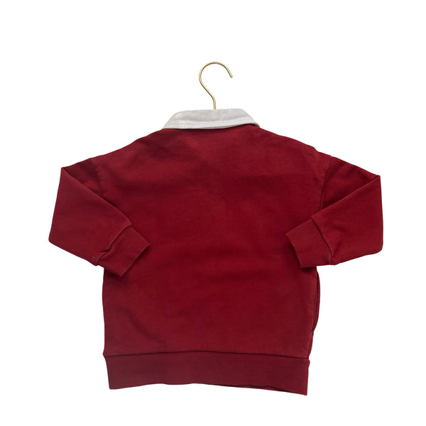 Hanna Andersson Red Striped Rugby Shirt - Size 3T