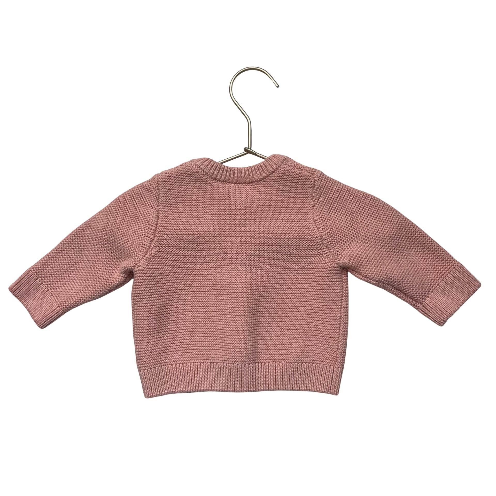 Hanna Andersson Pink Cotton Cardigan Sweater - Size 0-3 Mo