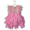 Lola & The Boys Pink Tulle & Feather Dress - Size 2