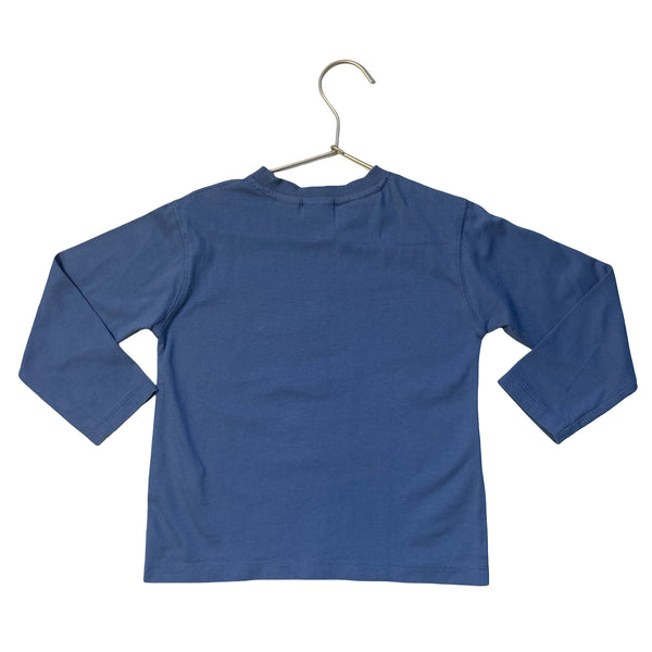 Zara x Keith Haring Blue Skateboard Graphic Shirt - Size 3-4
