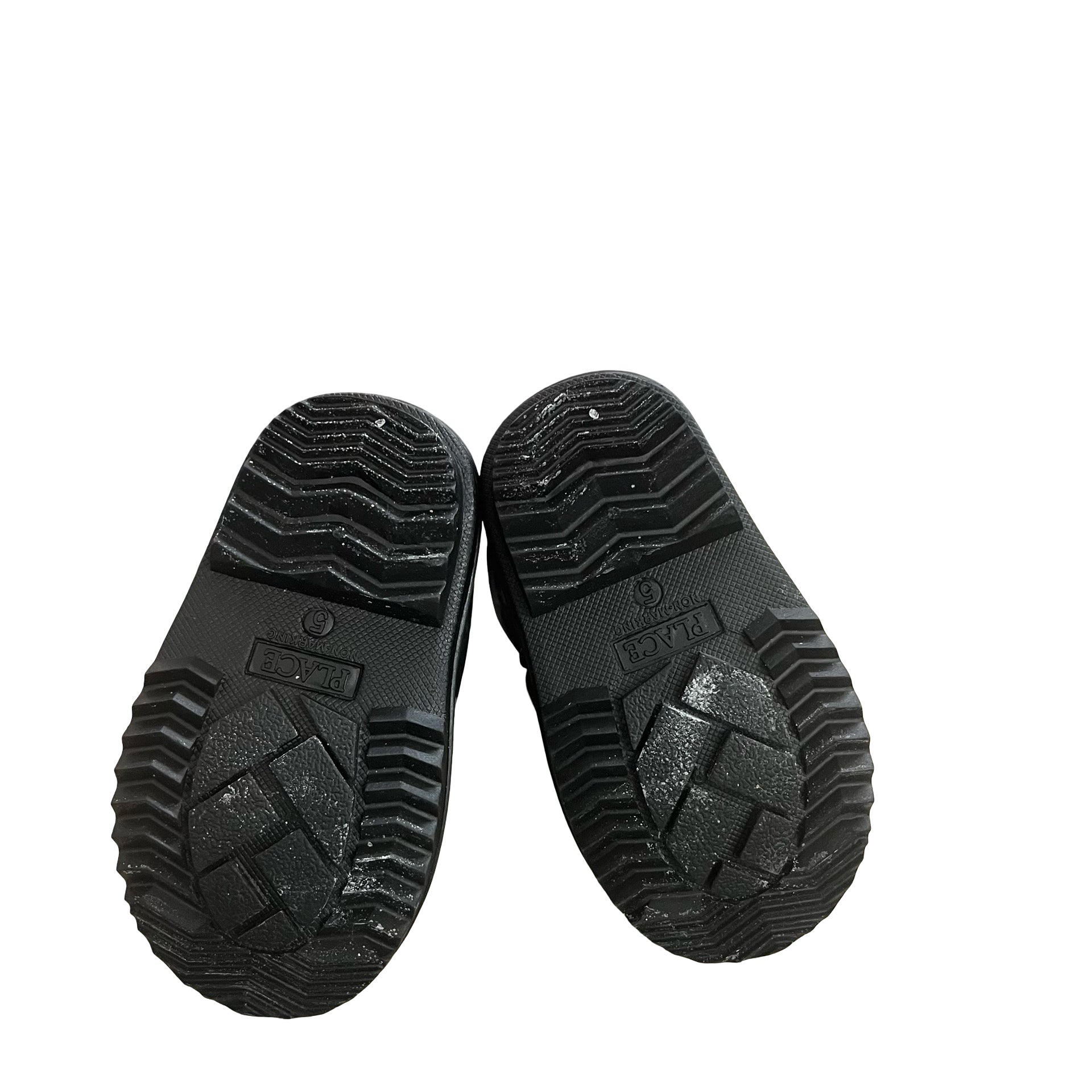 Children's Place Black Dino Print Winter Boots - Size 5