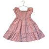 Mayoral Pink Pattern Smocked Dress - Size 7