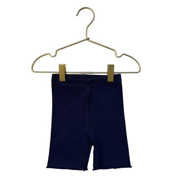 Zara Navy Ribbed Cartwheel Shorts - Size 2-3