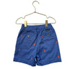 Janie and Jack Blue & Red Embroidered Lobster Shorts - Size 5