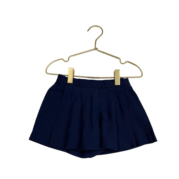 Janie and Jack Navy Pleated Skort Shorts - Size 2T