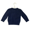 Polo Ralph Lauren Navy Cotton Cable-Knit Sweater - Size 2