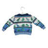 Gymboree Ivory, Blue, Green Cotton Dinosaur Sweater - Size 18-24 Mo
