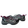 L.L.Bean Gray, Teal, Pink Trail Sneakers - Size 1Y Big Kid