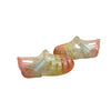 Baby Gap Pink, Yellow, Orange Ombre Sparkle Jelly Sandals - Size 8