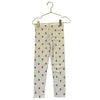 Holiday Time Ivory & Green Christmas Tree Print Leggings - Size 4T