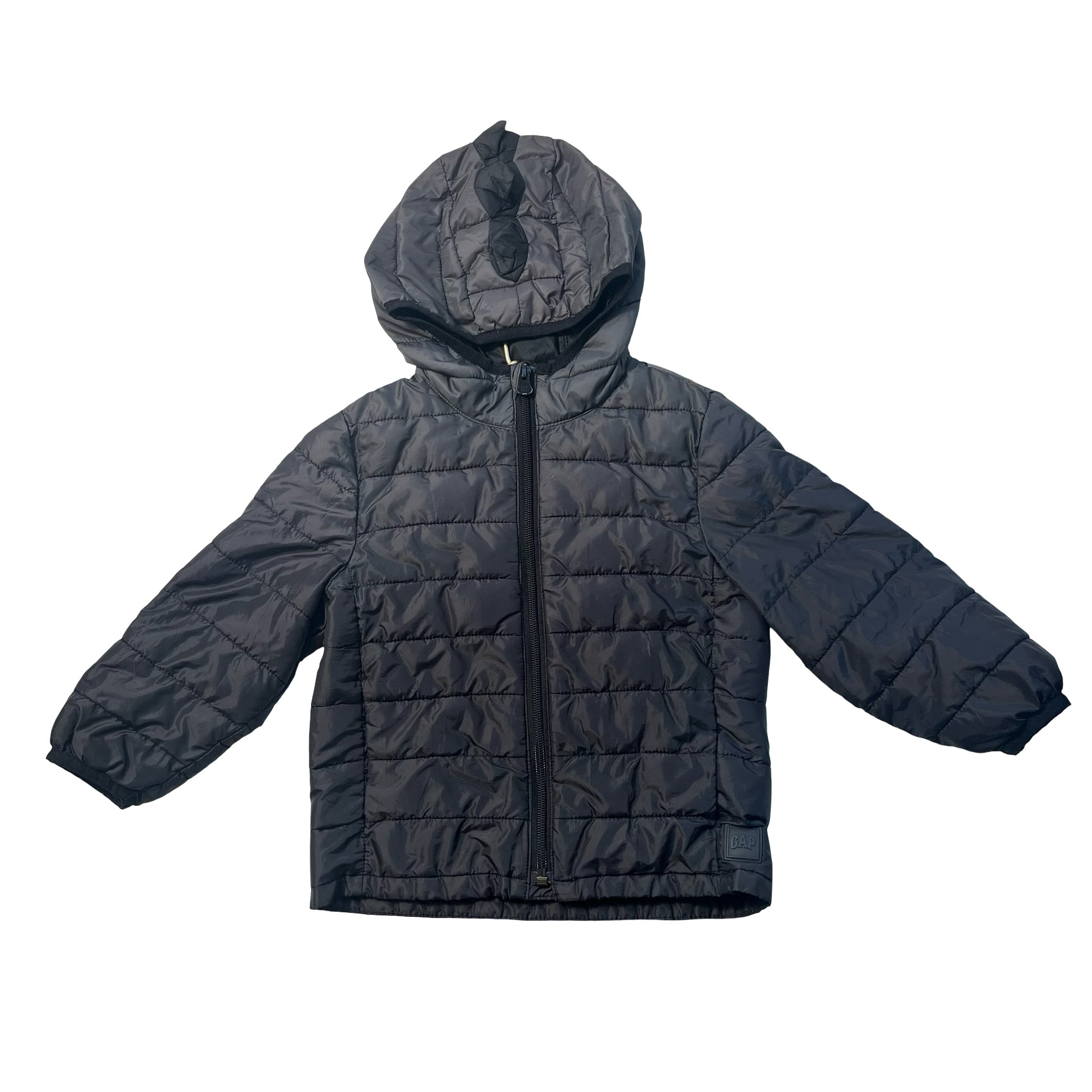 Baby Gap Primaloft Lightweight Gray-Black Ombre Hooded Puffer Jacket-  Size 3