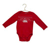 Old Navy Red 'Happy Holidays' Polar Bear Onesie - Size 18-24 Mo