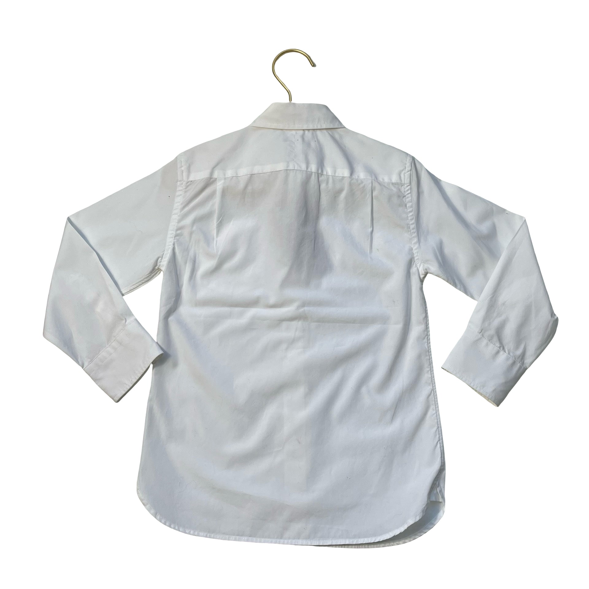 Crewcuts Ludlow White Button Down Shirt - Size 4-5