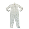 Smockingbird Ivory Bunny Print Footed One-Piece PJs - Size 24 Mo