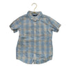 Janie and Jack Blue, Khaki & Ivory Button Down Shirt - Size 6