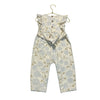 City Mouse Ivory Flower Print Jumpsuit - Size 18-24 Mo
