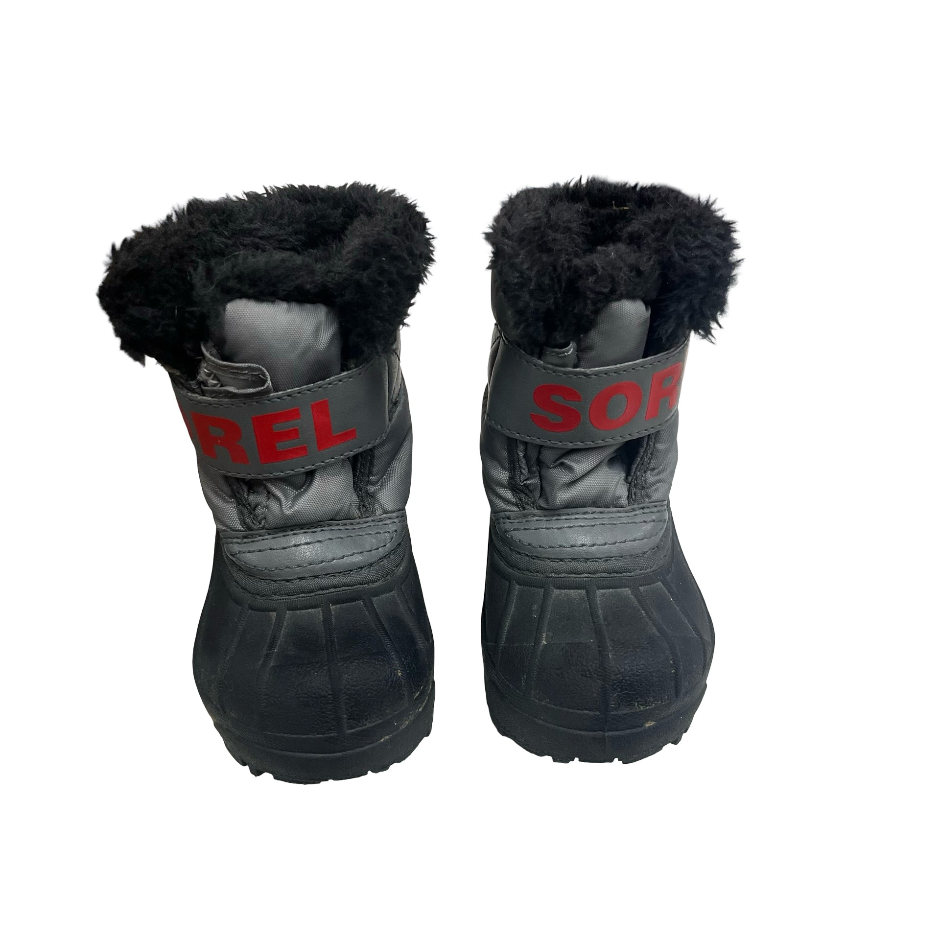 Sorel Gray, Black, Red Winter Boots - Size 5