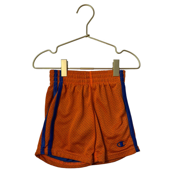 Champion Orange & Blue Mesh Athletic Shorts - Size 2T - Bounce Mkt