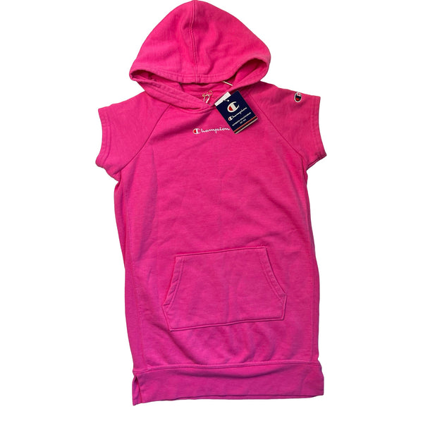 Champion Pink Hooded Sweatshirt Dress with Tags - Size M 9 - 10 - Bounce Mkt