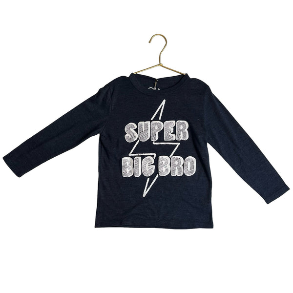 Chaser Navy 'Super Big Bro' Shirt - Size 7 - Bounce Mkt