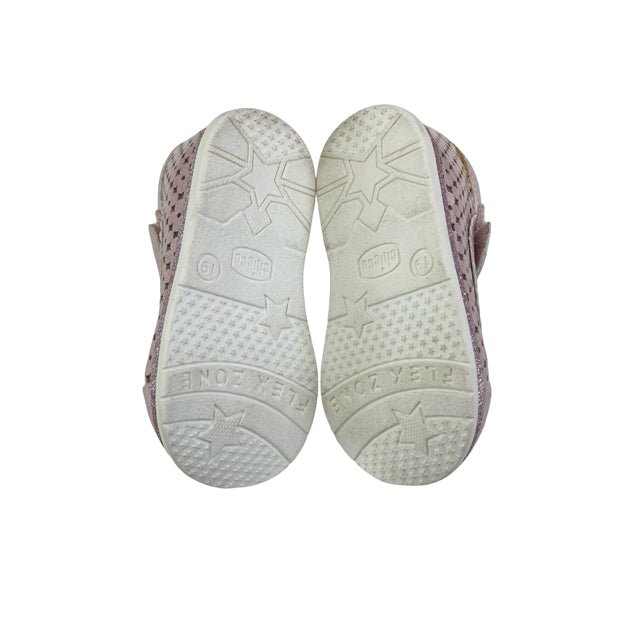 Chicco Pink Shimmer Shoes - Size 19 (4) - Bounce Mkt