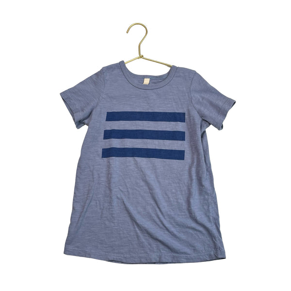 Childhoods Blue Stripe Graphic Tee - Size 8 - 9 - Bounce Mkt