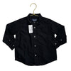 Children's Place Black Long Sleeve Button Down Shirt with Tag - Size 18 - 24 Months - Bounce Mkt