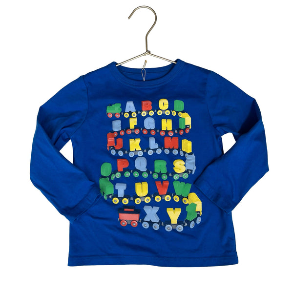 Children's Place Blue Alphabet Train Shirt - Size 3T - Bounce Mkt