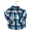 Children's Place Blue, Navy, White Plaid Brushed Cotton Button Down - Size 5T - Bounce Mkt