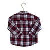 Children's Place Blue, Navy, White, Red Plaid Button Down - Size 12 - 18 Mo - Bounce Mkt