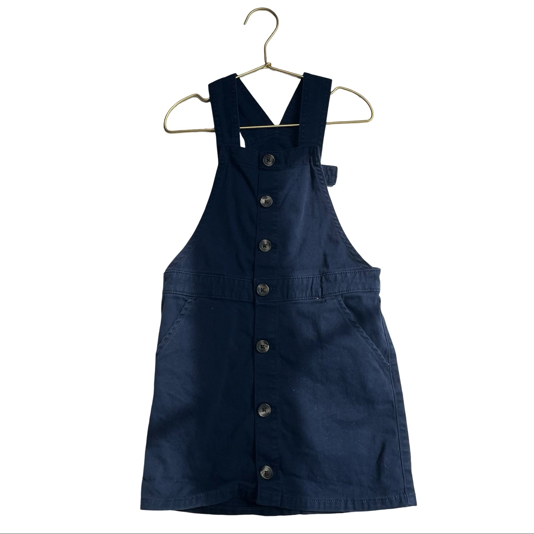 Children's Place Navy Button Down Sleeveless Dress - Size 6 - Bounce Mkt