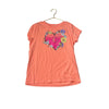 Children's Place Orange Heart & Flower Glitter Tee - Size XL 14 - Bounce Mkt