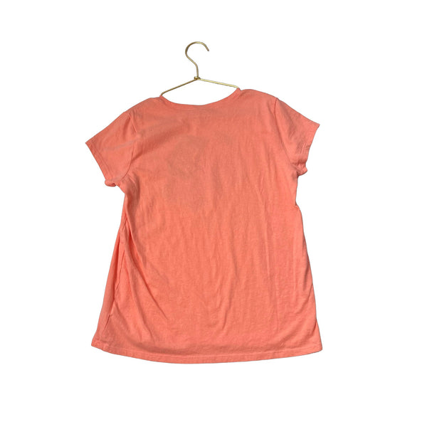 Children's Place Orange Heart & Flower Glitter Tee - Size XL 14 - Bounce Mkt