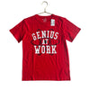 Children's Place Red 'Genius At Work' Tee with Tags - Size M 7 - 8 - Bounce Mkt
