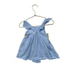 Cielito Blue Dress, Yellow Dot Bow - Size 12 - 18 Mo - Bounce Mkt