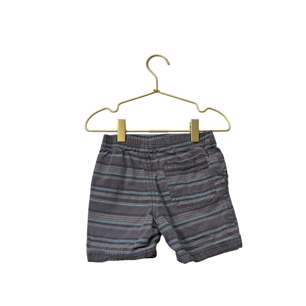 Circo Gray & Blue Striped Shorts - Size 2T - Bounce Mkt