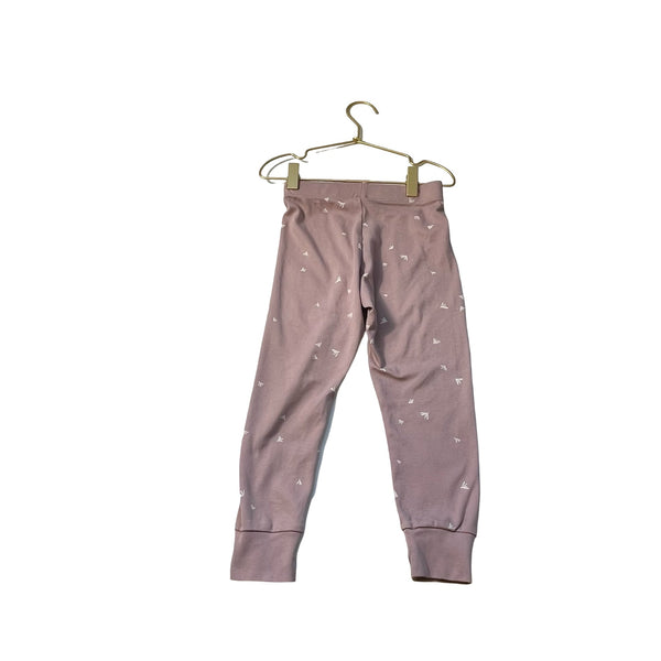Colored Organics Dusty Pink & Ivory Jogger Leggings - Size 4T - Bounce Mkt