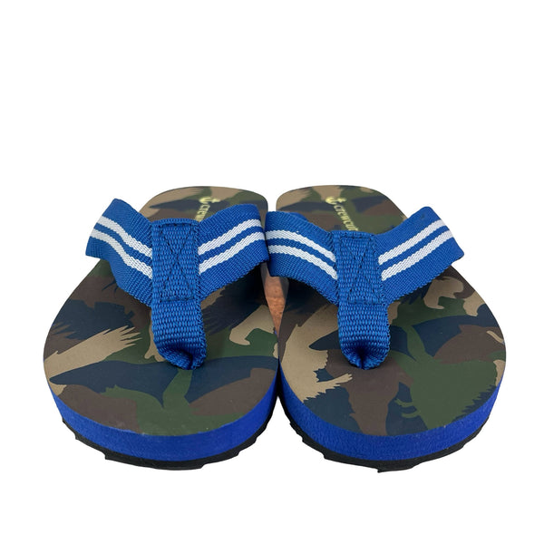 Crewcuts Blue & Green Flip Flops - Size K9 - Bounce Mkt