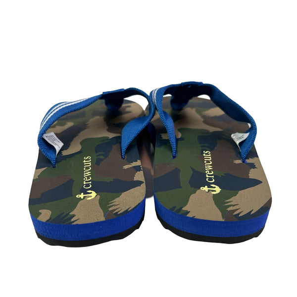 Crewcuts Blue & Green Flip Flops - Size K9 - Bounce Mkt