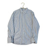 Crewcuts Blue & White Stripe Button Down Shirt - Size 10 - Bounce Mkt